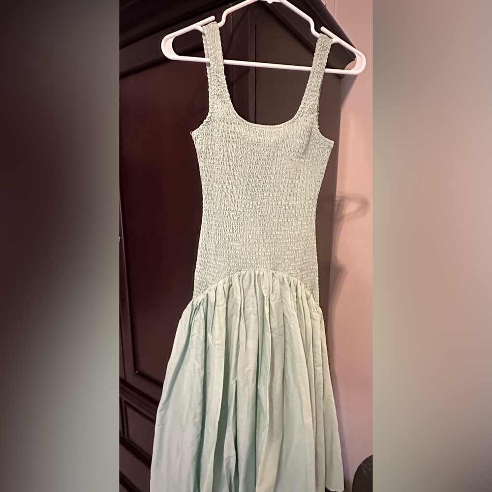 Hutch Mint Drop Waist Dress
